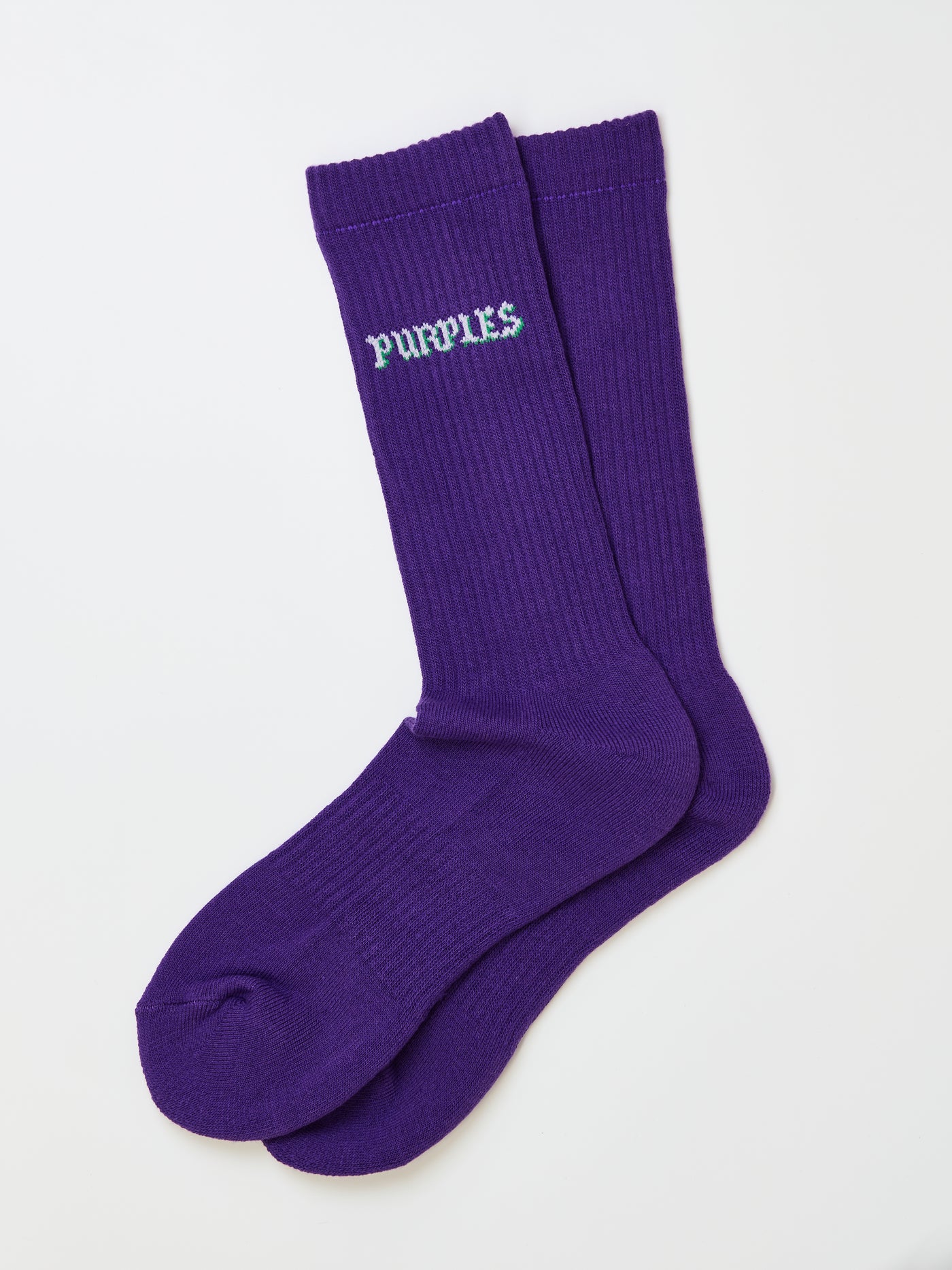 Old english logo socks -PURPLE-
