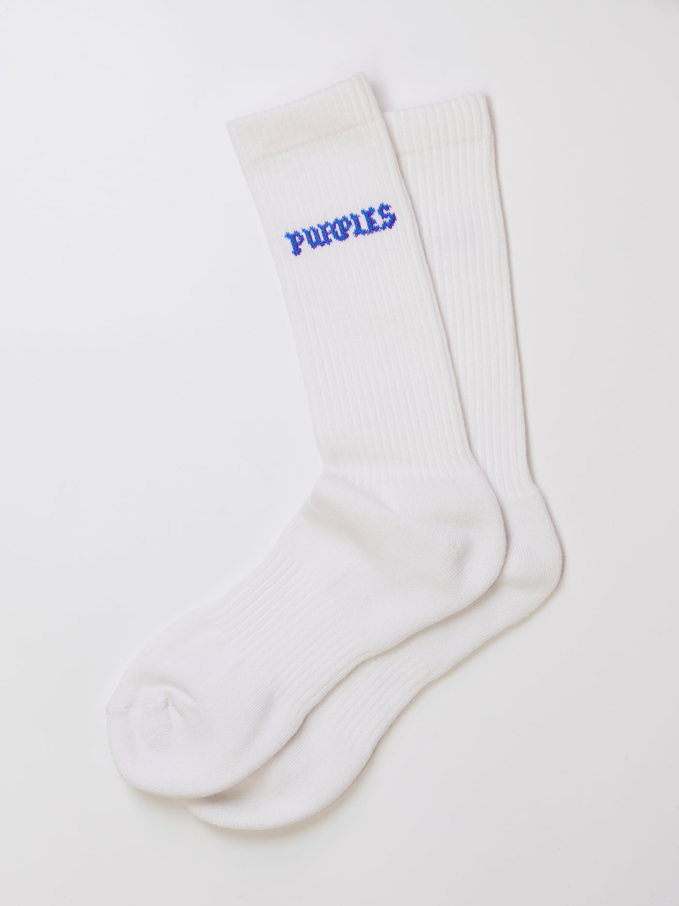Old english logo socks -WHITE-