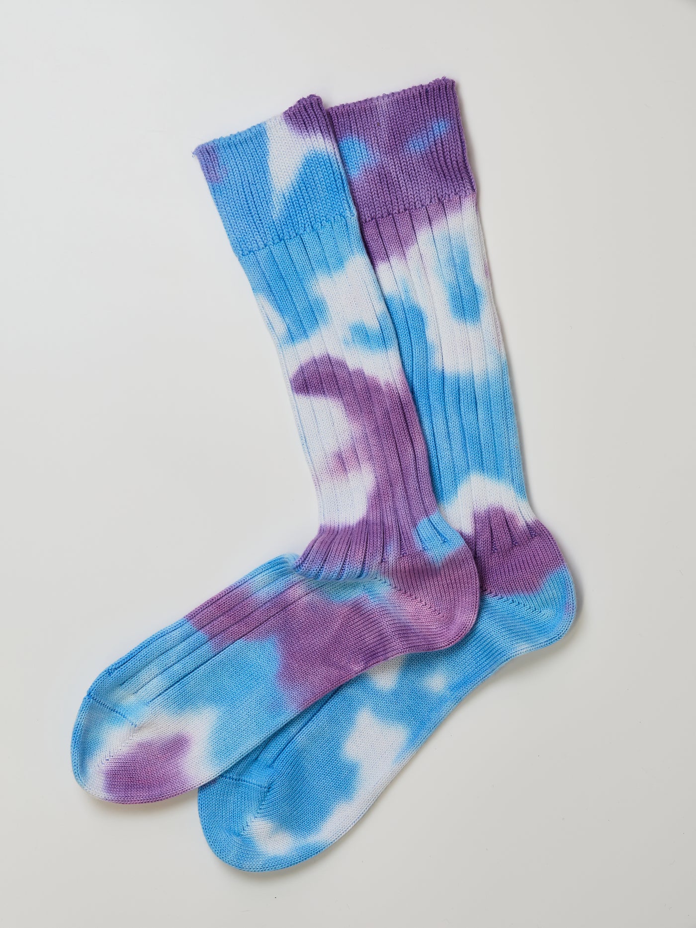 American sea island cotton - TIE-DYE BLUE -  <UNISEX>