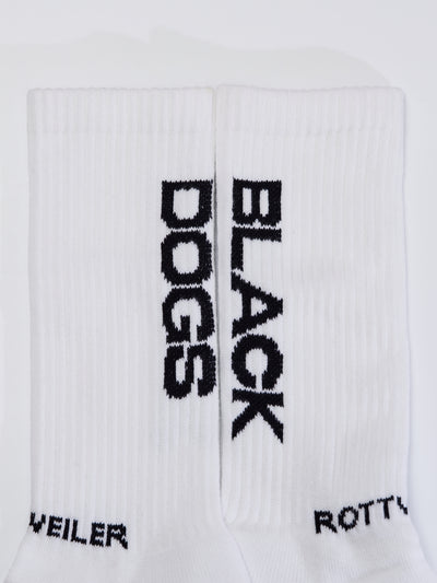 ROTTWEILER ×  PURPLES  BLACK DOGS - white -