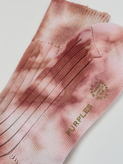 American sea island cotton - TIE-DYE RED -  <UNISEX>