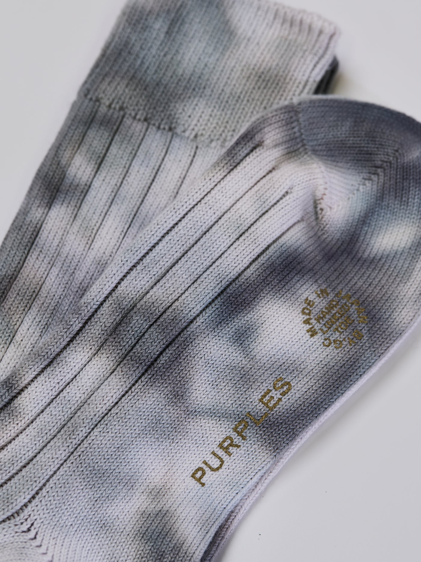 American sea island cotton - TIE-DYE BLACK -  <UNISEX>