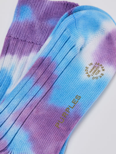 American sea island cotton - TIE-DYE BLUE -  <UNISEX>
