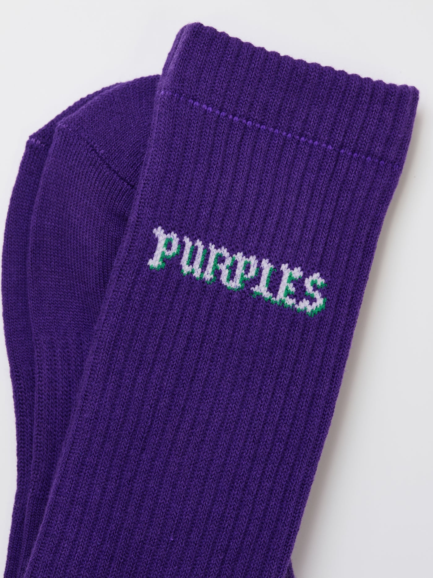 Old english logo socks -PURPLE-