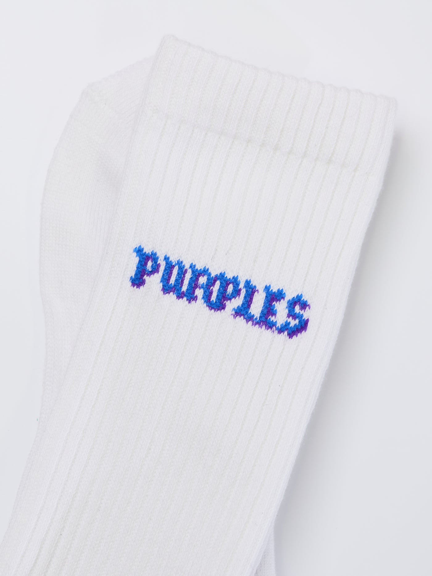 Old english logo socks -WHITE-